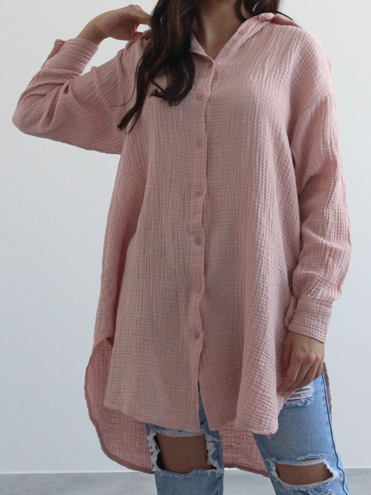 Musselin Bluse "SOPHIE", Rose