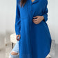 Musselin Bluse "JANA", Blau