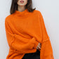 Kuscheliger Pullover, orange