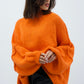 Kuscheliger Pullover, orange