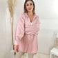 Musselin Bluse "LEONIE", Rosa