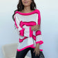 Strick Pullover mit Streifen