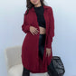 Musselin Bluse "JANA", Bordeaux