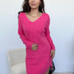 Strickkleid, pink