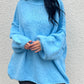 Kuscheliger Pullover, hellblau