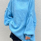 Kuscheliger Pullover, hellblau