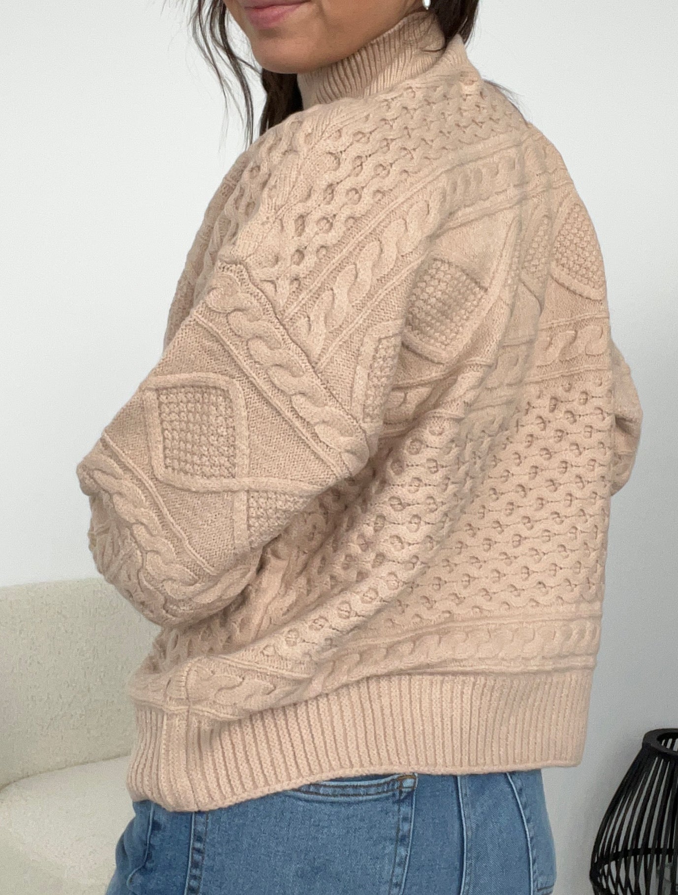 Pullover, beige