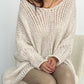 Strick Pullover, creme