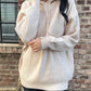 Kapuzen Pullover, creme